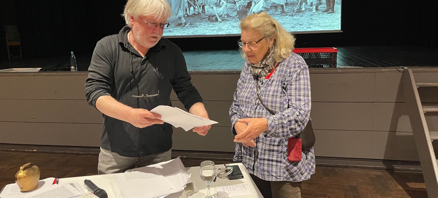 Torsten Schoepe hielt einen Vortrag im Lüchower Gildehaus über die Stadt Lüchow, gespickt mit vielen Anekdoten und historischem Fachwissen.