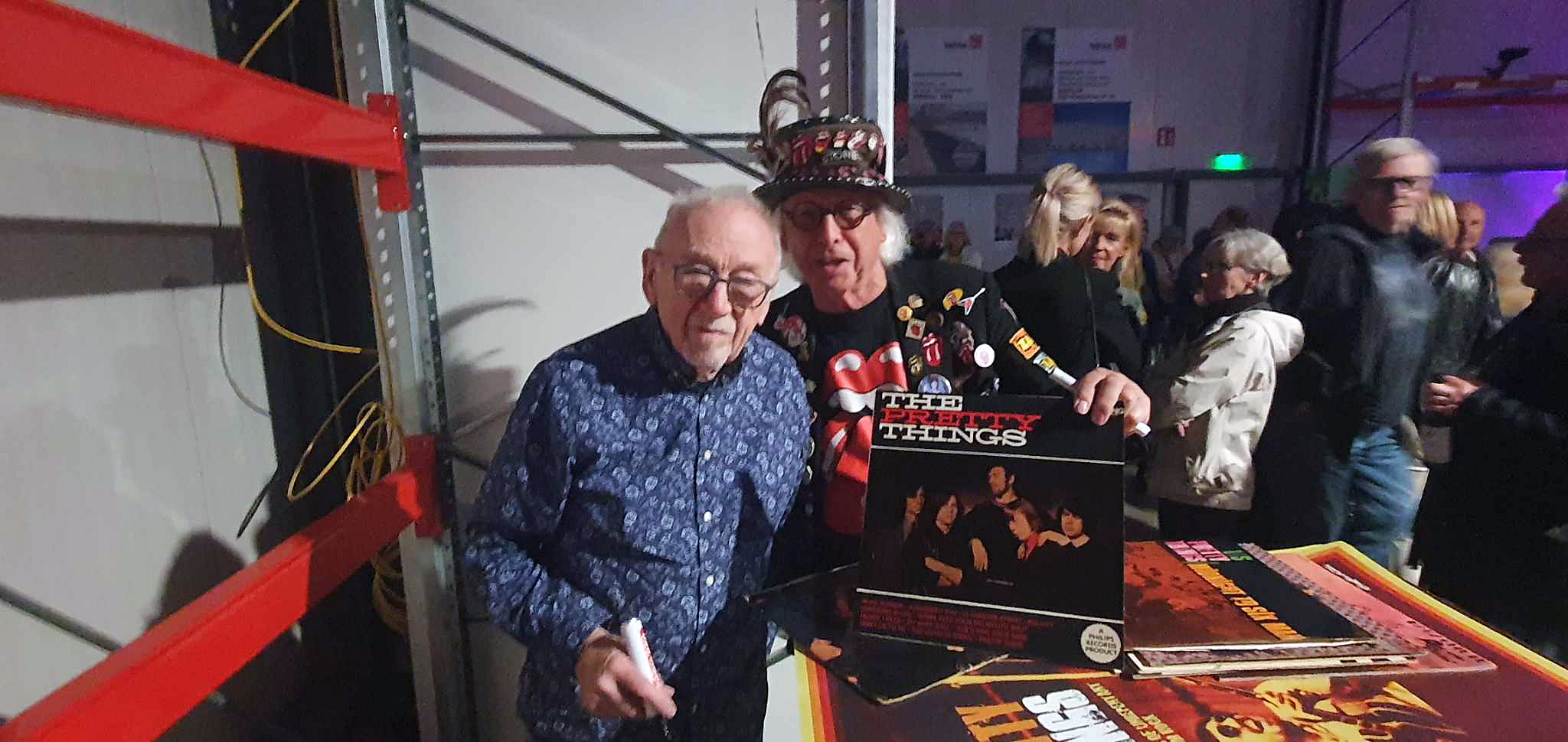 Eine lebende Legende kann Ulli Schröder am Wochenende in Lüchow begrüßen, wenn Dick Taylor (links), Gründungsmitglied der Rolling Stones, auftritt.
