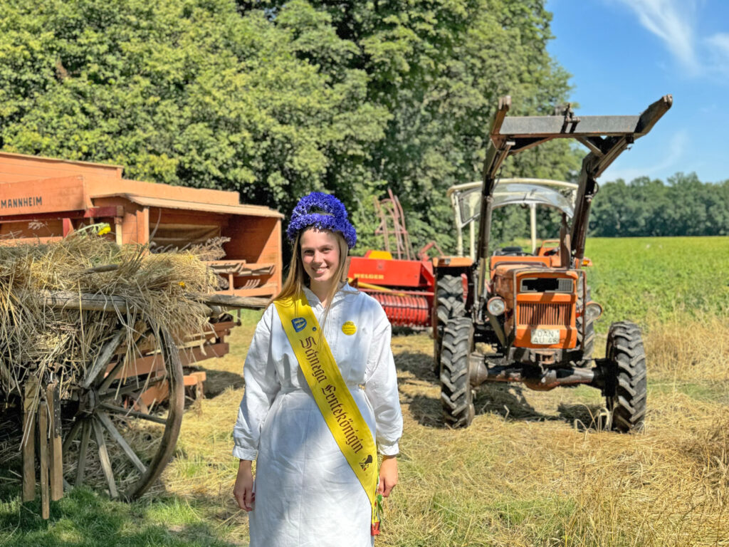 Erntekönigin Alissa Schulz war zwei Jahre im Amt und hat die Swinmark repräsentiert.