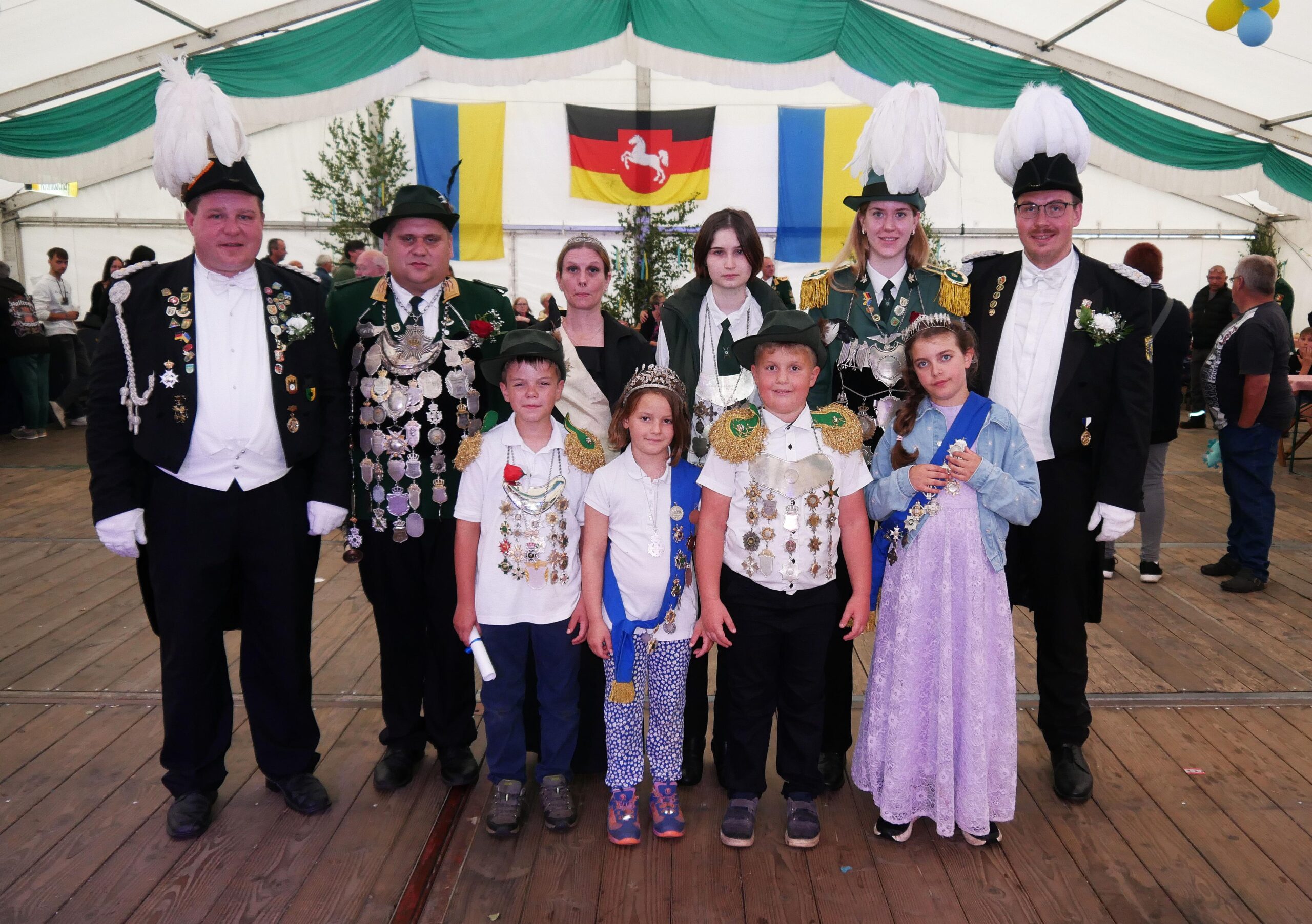 Schützenfest, Zelt, Majestäten