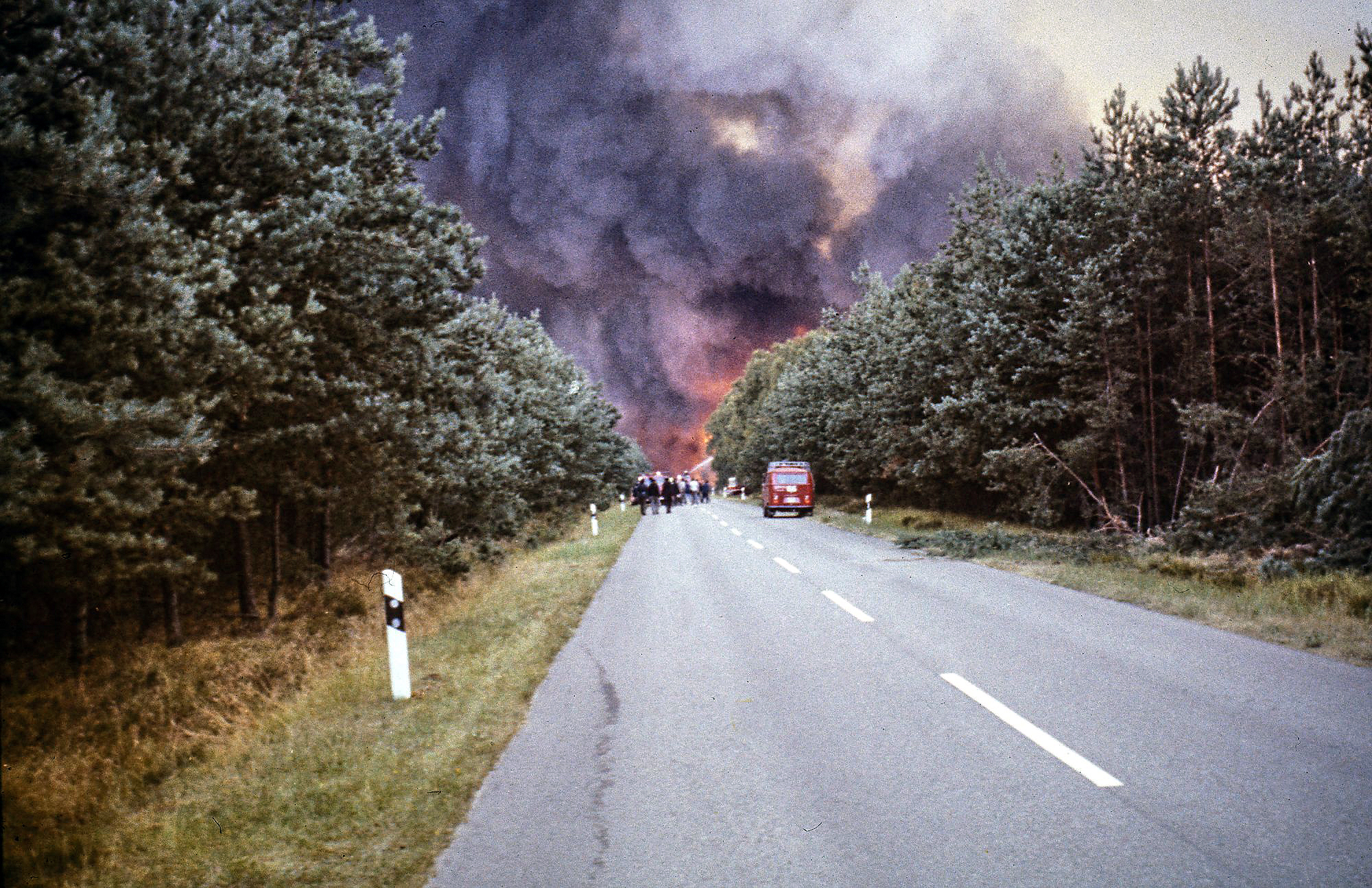 Waldbrand Katastrophe B493