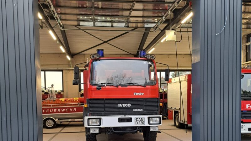 Seit Kurzem verfügt die FF Damnatz über ein Tanklöschfahrzeug vom Typ 16/24 Tr auf einem IVECO Magirus Fahrgestell.