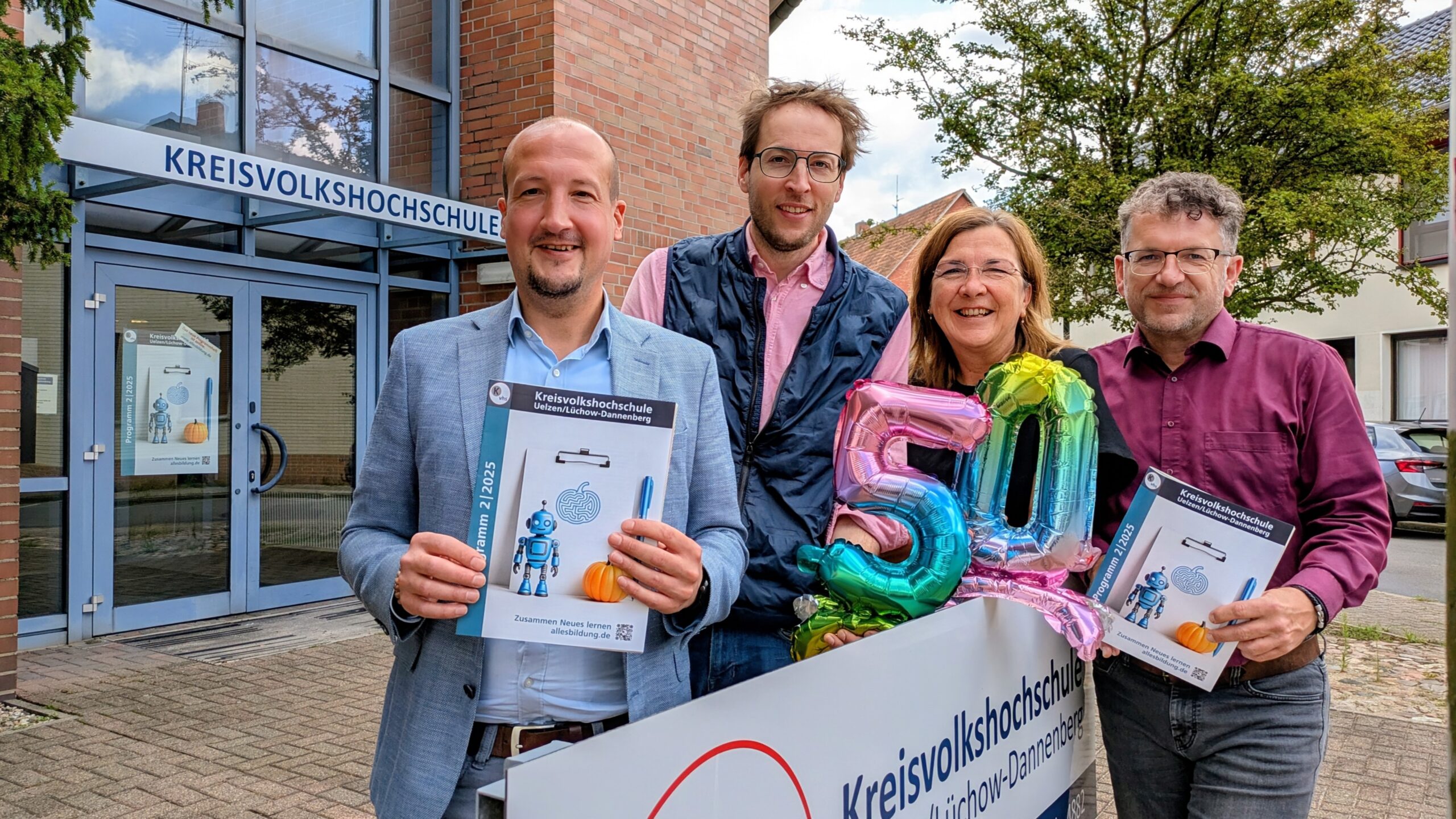 KVHS Programm 2/25, 50 Jahre