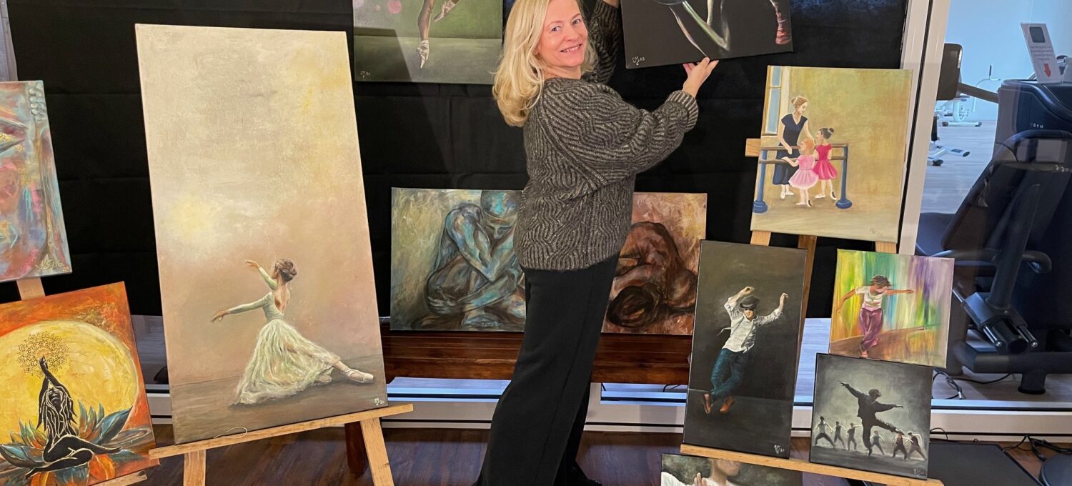 Die Inhaberin des Lüchower Sport-Art Anke Kasemi veranstaltet anläßlich des 30-jährigen Bestehens eine Vernissage mit Werken regionaler Künstler und Künstlerinnen.